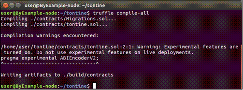 Ethereum dapp with truffle and solidity